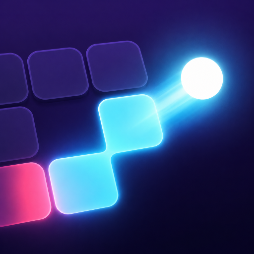 The wakelight app icon — a glowing ball lighting up a dark tile maze